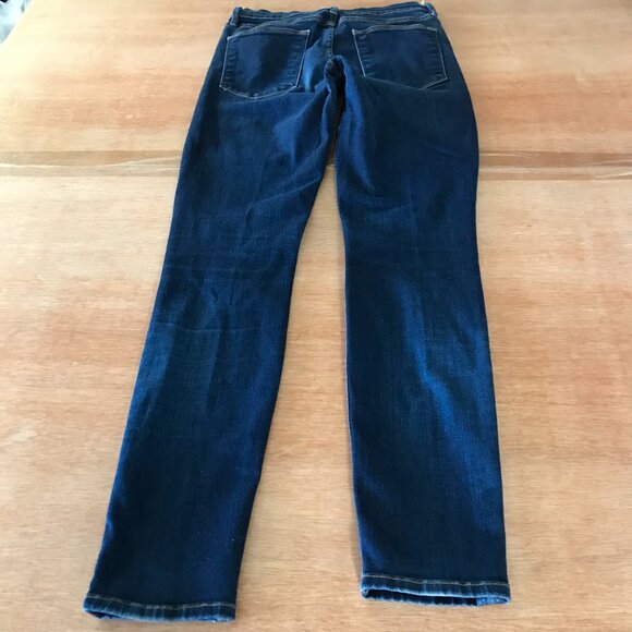 Frame Le High Skinny Jeans Women 28 Blue Mid Rise Dark Wash Stretch Preppy 16436 - Picture 2 of 14
